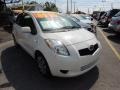 Polar White 2008 Toyota Yaris 3 Door Liftback