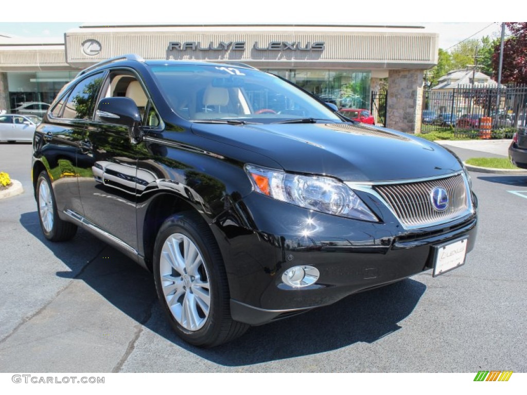 2012 Obsidian Black Lexus Rx 450h Awd Hybrid #81011514 Photo #22 