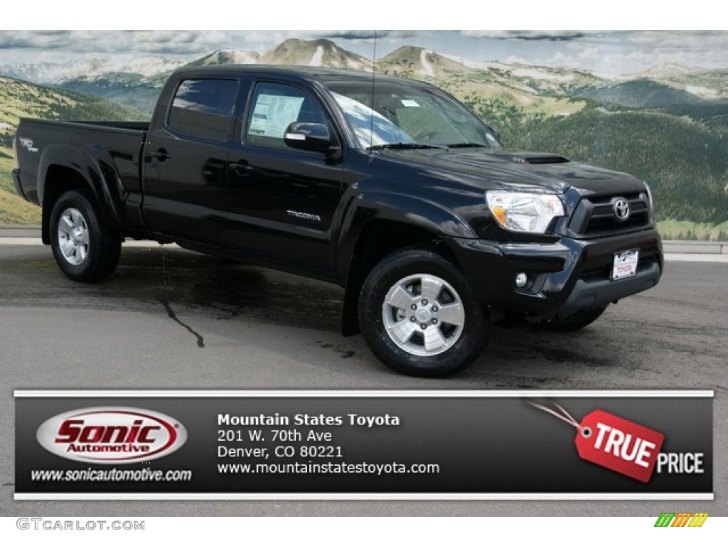 2013 Tacoma V6 SR5 Double Cab 4x4 - Black / Graphite photo #1