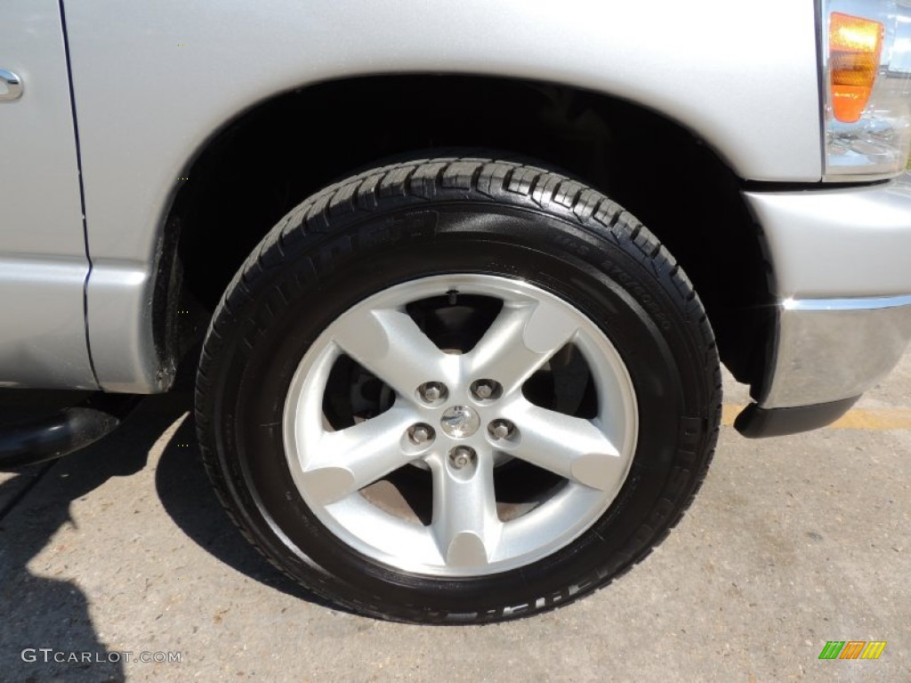 2007 Ram 1500 Big Horn Edition Quad Cab - Bright Silver Metallic / Medium Slate Gray photo #23