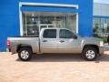 2009 Graystone Metallic Chevrolet Silverado 1500 LT Crew Cab 4x4  photo #3