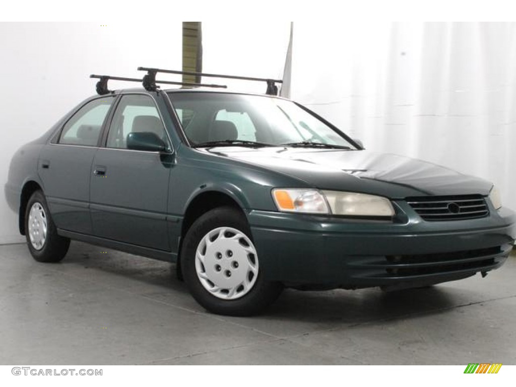1998 Camry LE - Dark Green Metallic / Gray photo #5