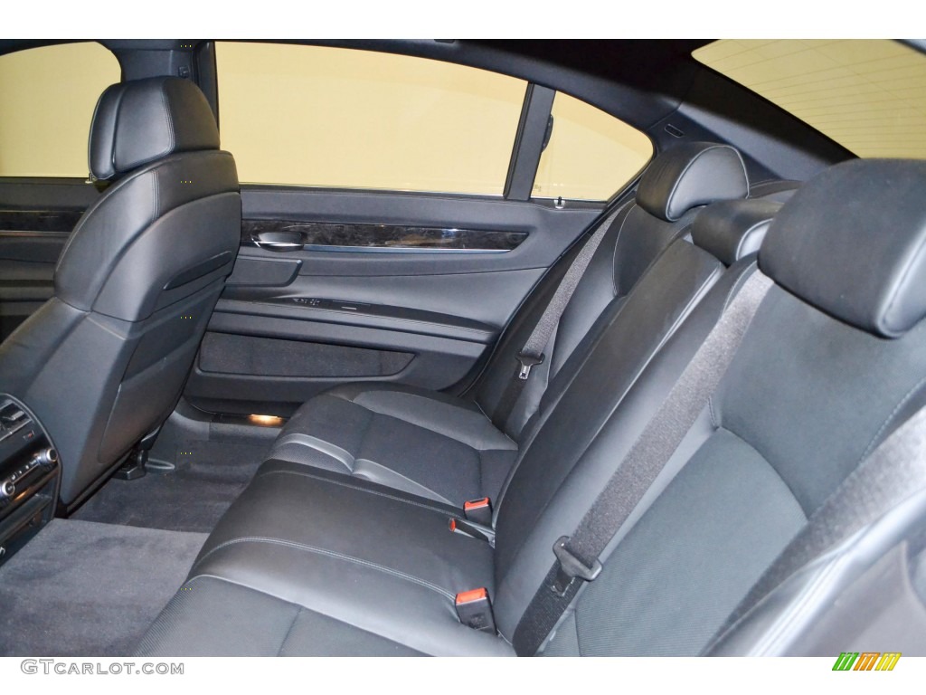 Black Interior 2012 BMW 7 Series 750Li Sedan Photo #81072404