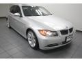 2008 Titanium Silver Metallic BMW 3 Series 335i Sedan  photo #1