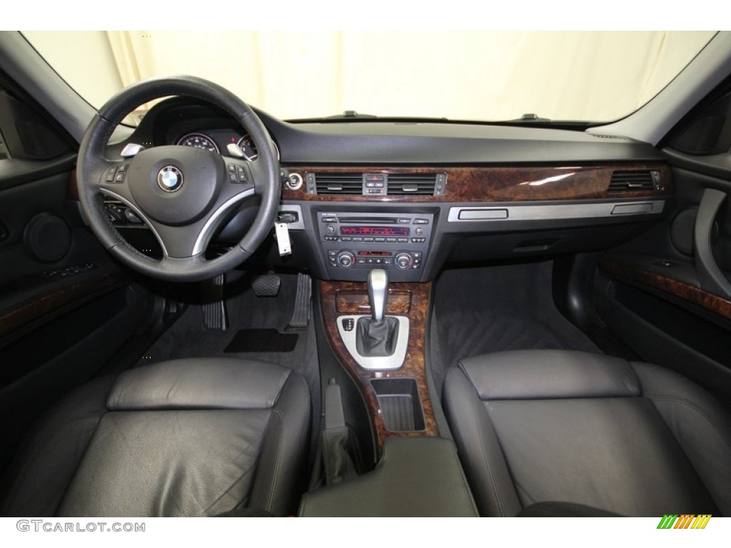 2008 BMW 3 Series 335i Sedan Black Dashboard Photo #81073077