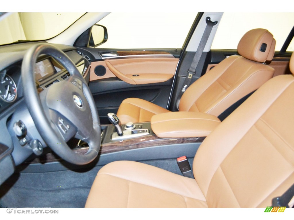 2008 X5 3.0si - Alpine White / Saddle Brown photo #10