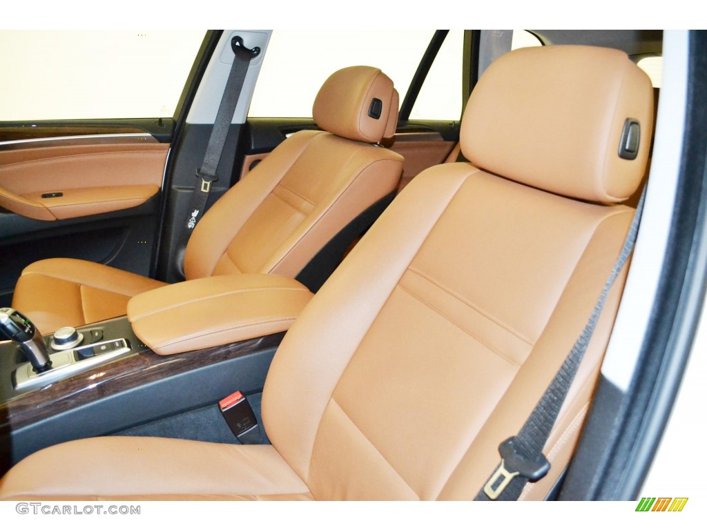 2008 X5 3.0si - Alpine White / Saddle Brown photo #11