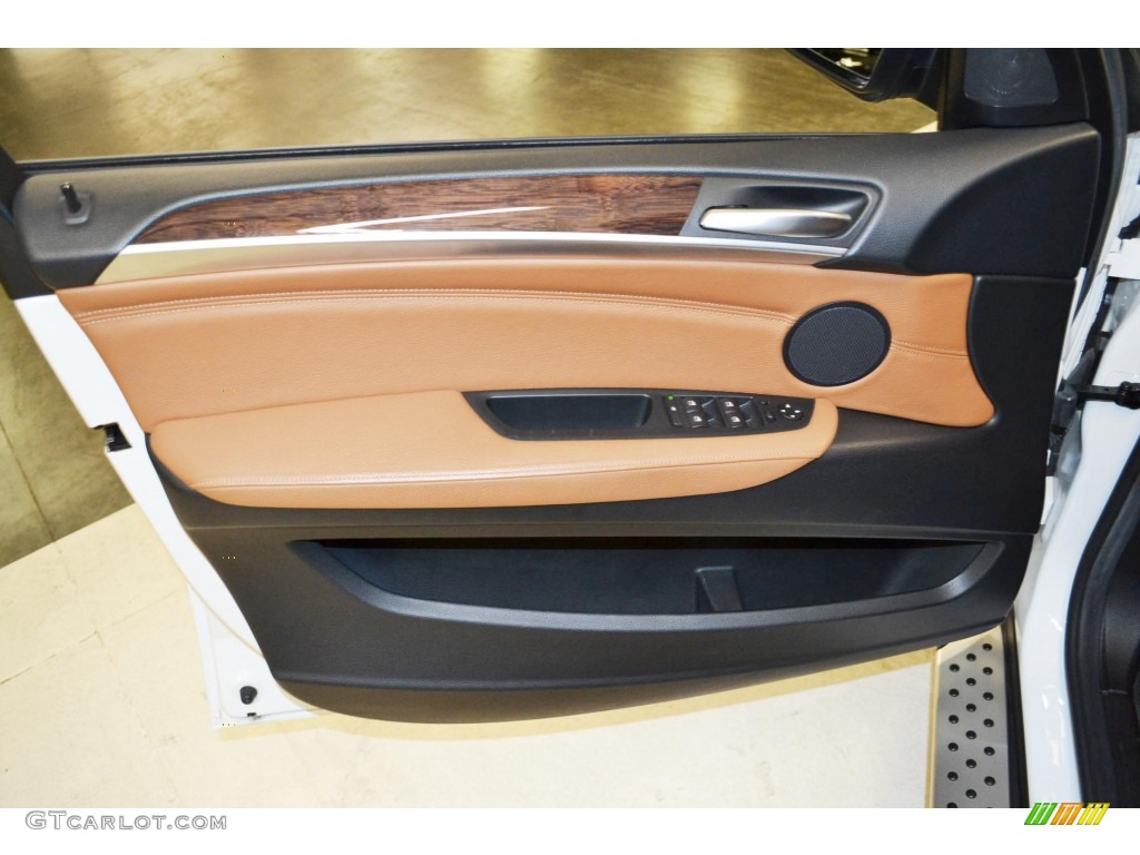 2008 X5 3.0si - Alpine White / Saddle Brown photo #13