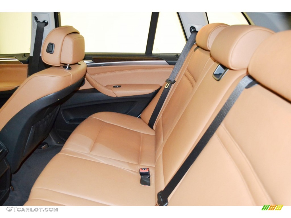 2008 X5 3.0si - Alpine White / Saddle Brown photo #16