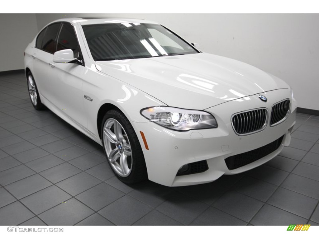 Alpine White 2012 BMW 5 Series 535i Sedan Exterior Photo #81073368