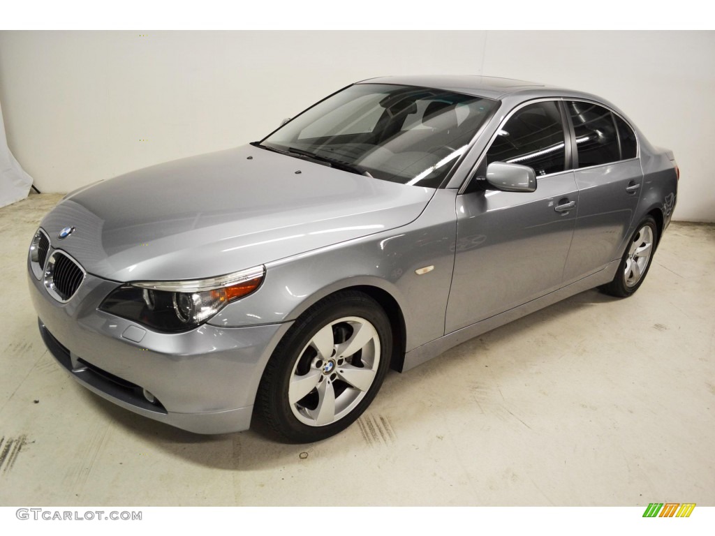 Silver Grey Metallic 2006 BMW 5 Series 530i Sedan Exterior Photo #81073929