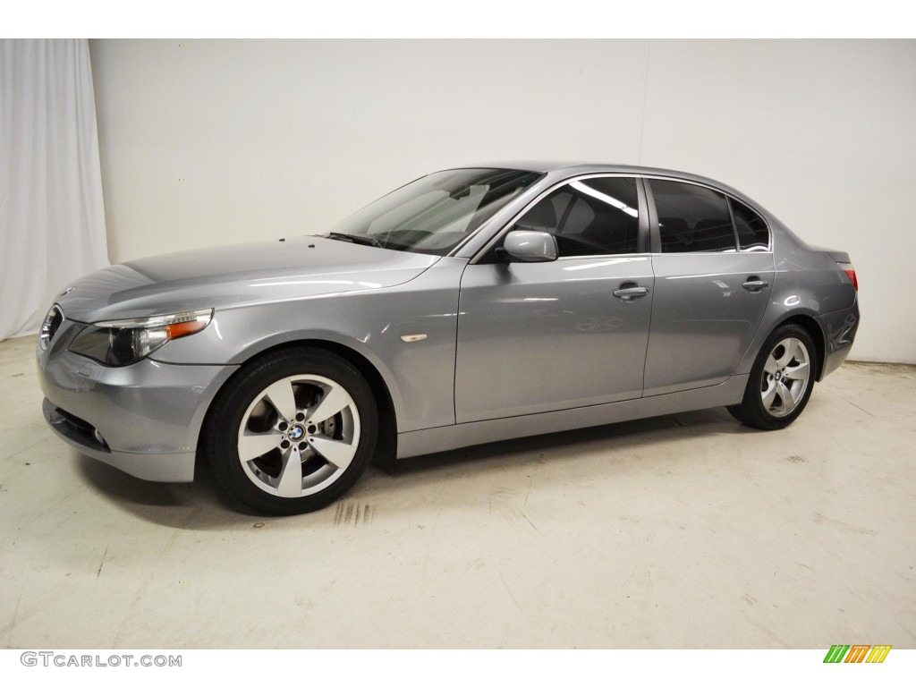 Silver Grey Metallic 2006 BMW 5 Series 530i Sedan Exterior Photo #81073941