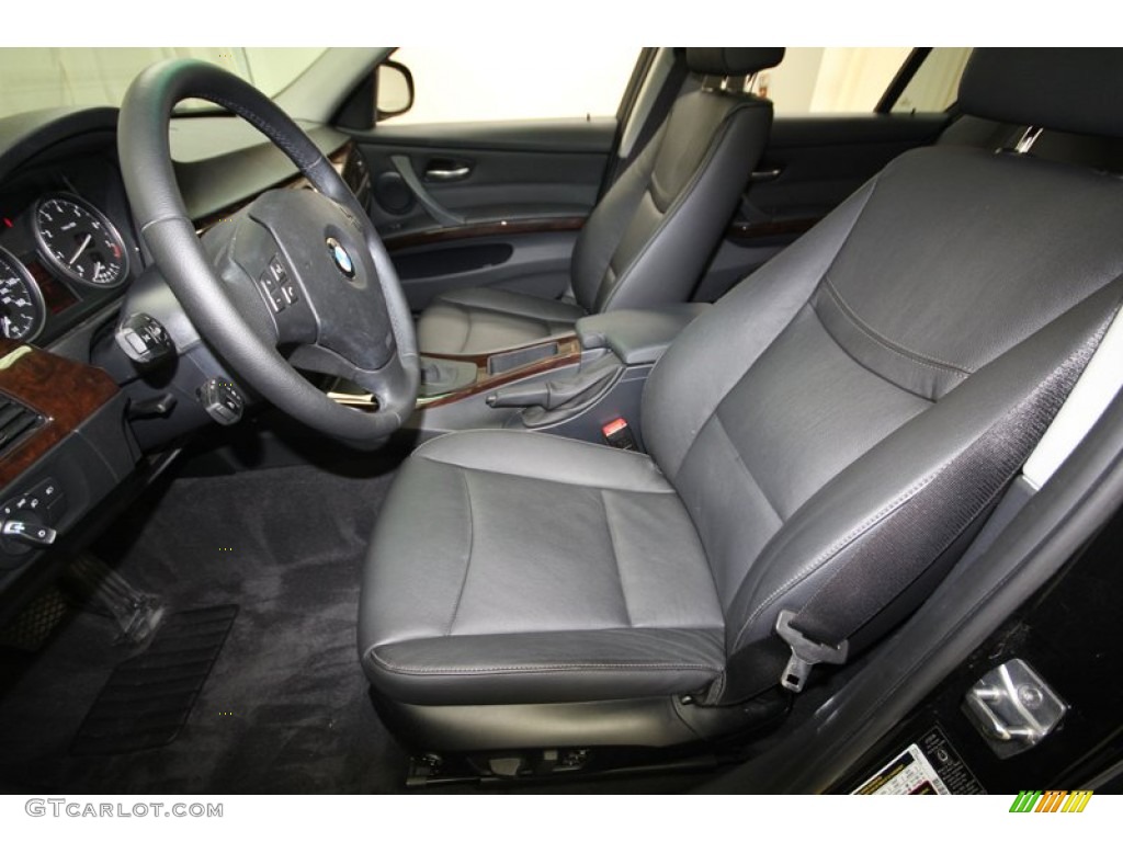 Black Interior 2011 BMW 3 Series 328i Sedan Photo #81074241