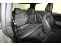 2009 Mini Cooper Punch Carbon Black Leather Interior Rear Seat Photo