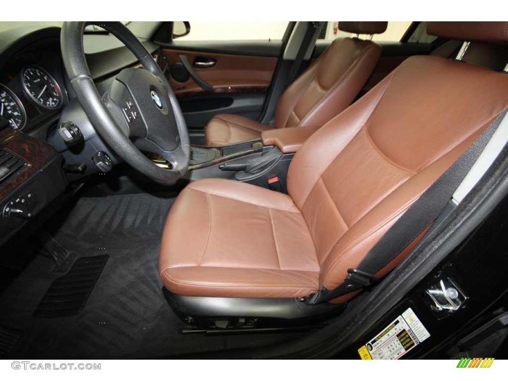 2008 3 Series 335i Sedan - Black Sapphire Metallic / Terra Dakota Leather photo #3
