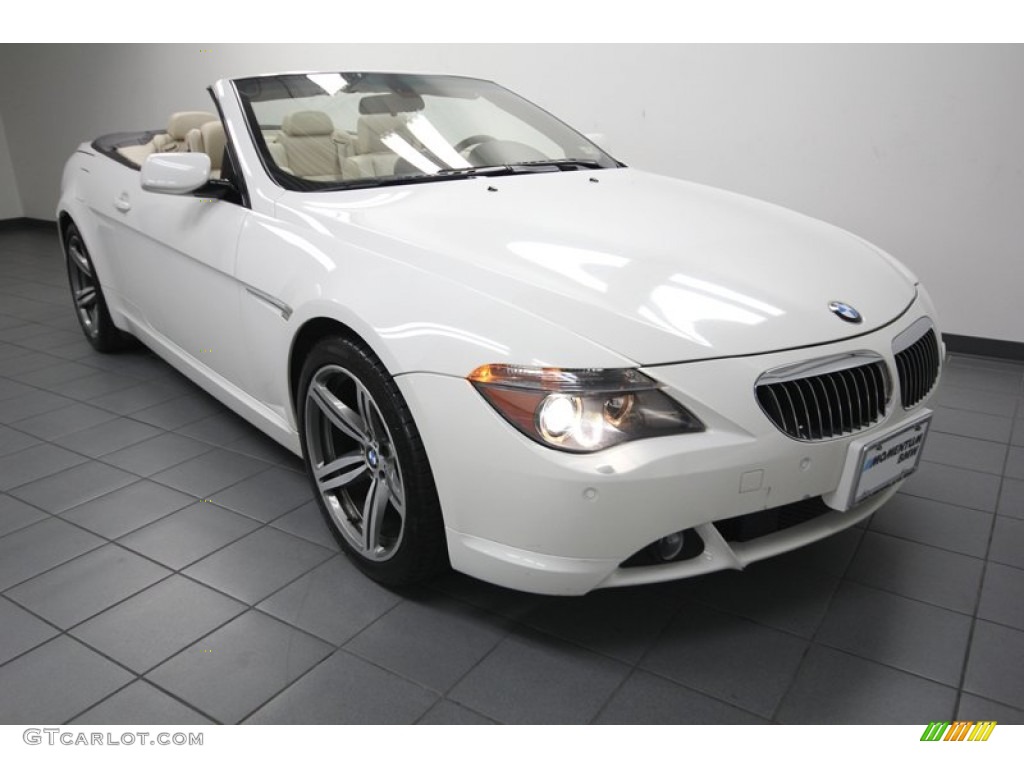 Alpine White BMW 6 Series