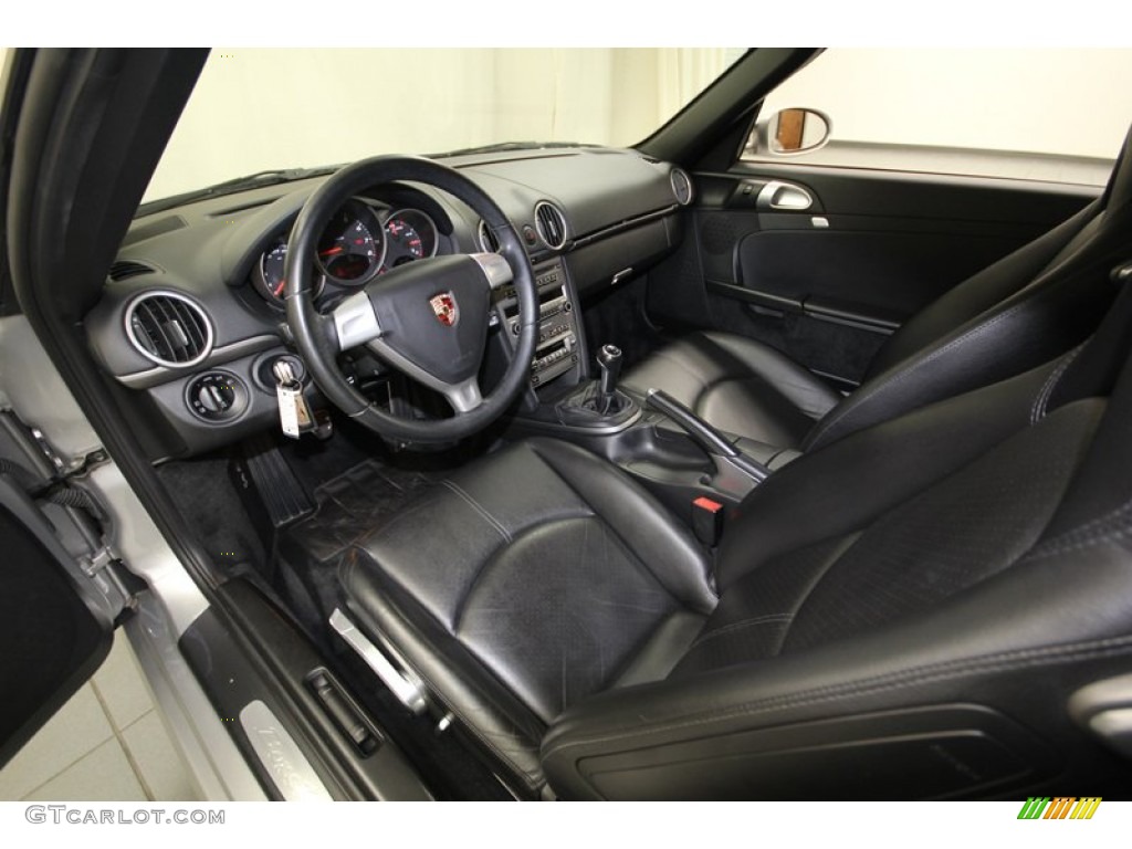 Black Interior 2006 Porsche Boxster Standard Boxster Model Photo #81075195