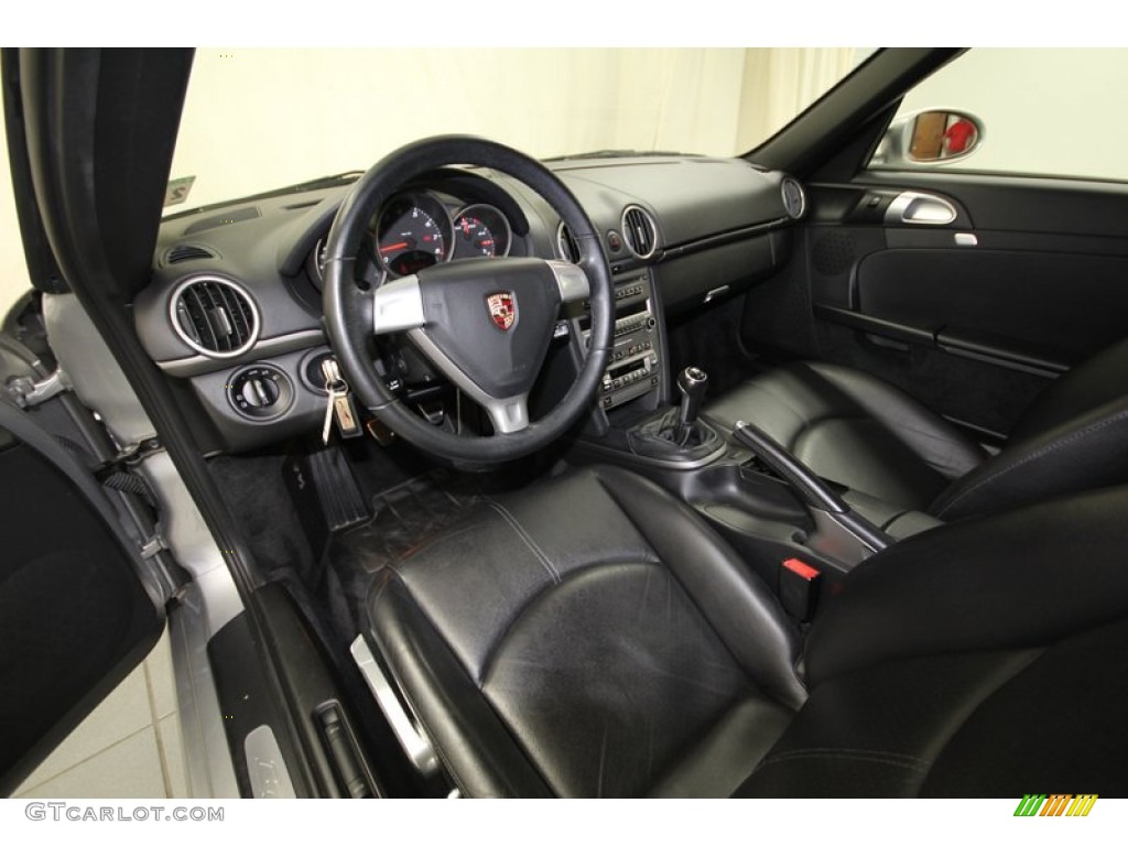 Black Interior 2006 Porsche Boxster Standard Boxster Model Photo #81075240