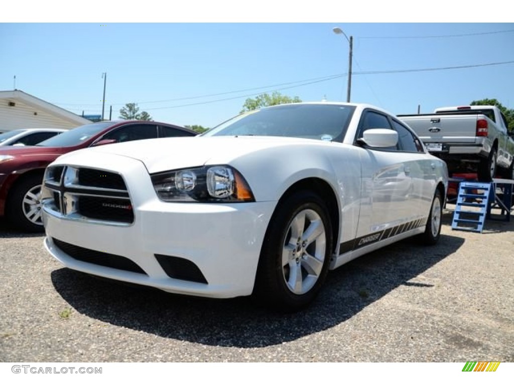 Bright White Dodge Charger