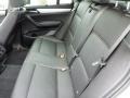 2012 BMW X3 Black Interior Rear Seat Photo
