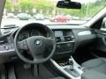 Black 2012 BMW X3 xDrive 28i Dashboard