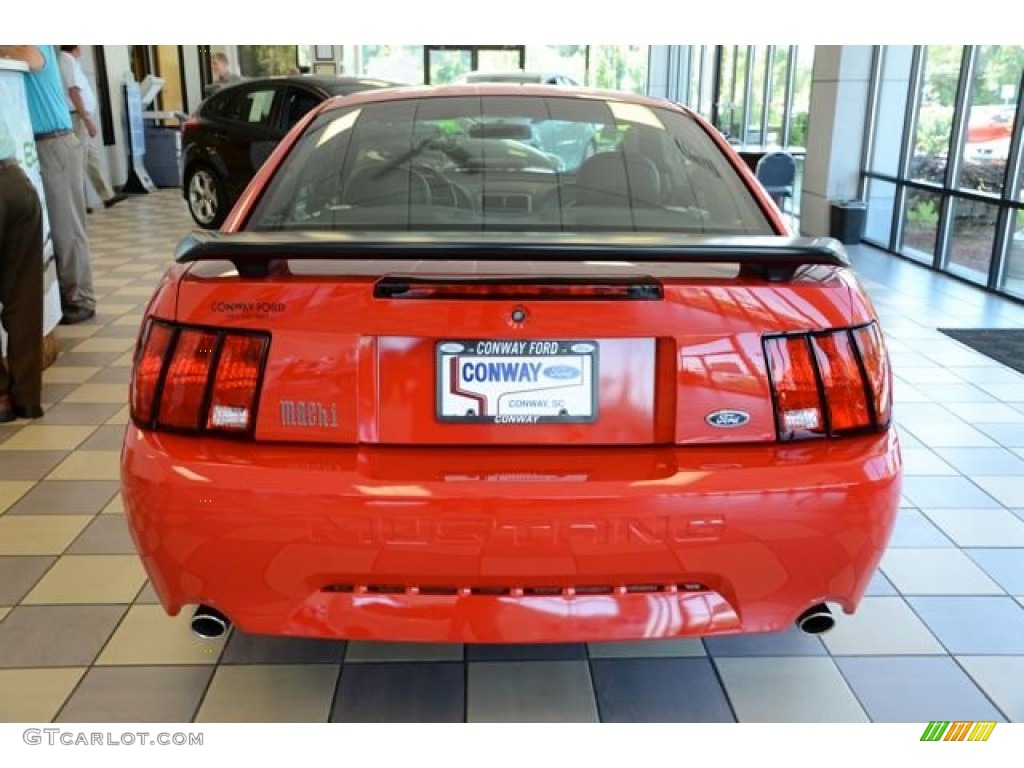 2004 Mustang Mach 1 Coupe - Torch Red / Dark Charcoal photo #5