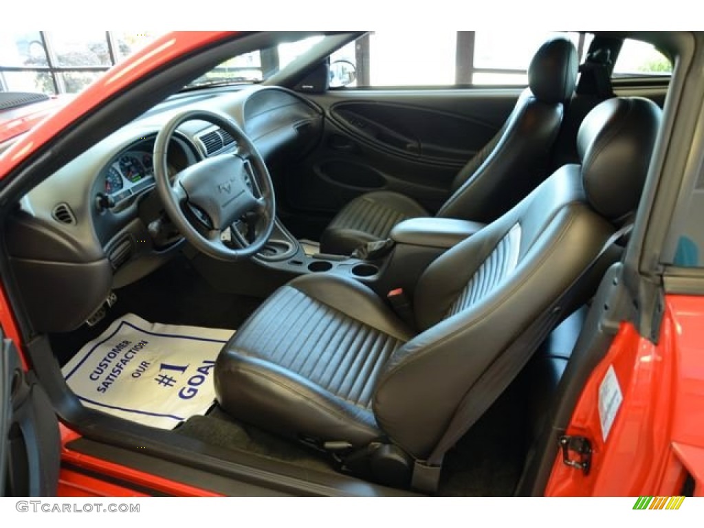 Dark Charcoal Interior 2004 Ford Mustang Mach 1 Coupe Photo #81077076