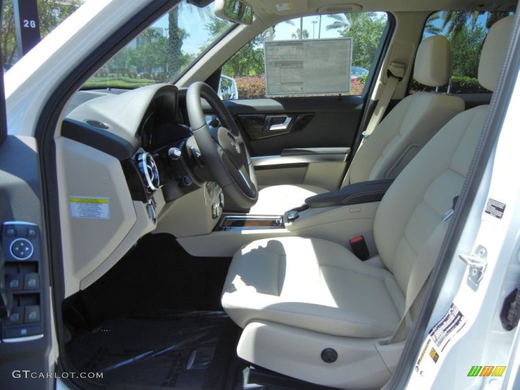 Almond/Mocha Interior 2013 Mercedes-Benz GLK 250 BlueTEC 4Matic Photo #81077165