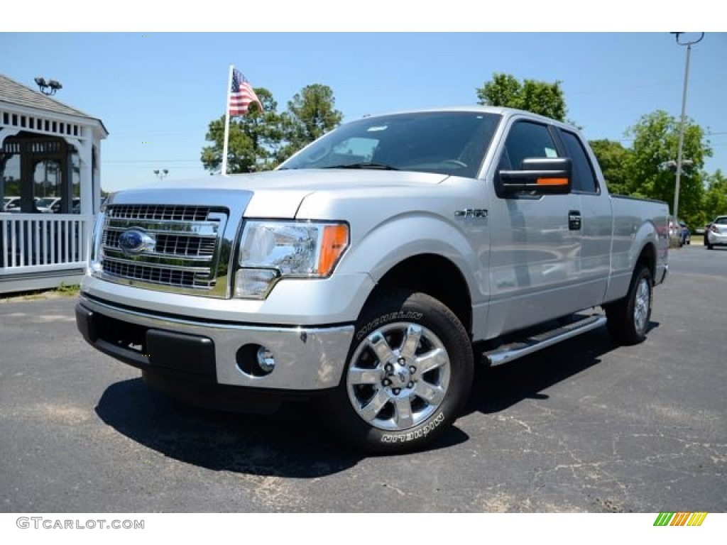 Ingot Silver Metallic 2013 Ford F150 XLT SuperCab Exterior Photo #81079057