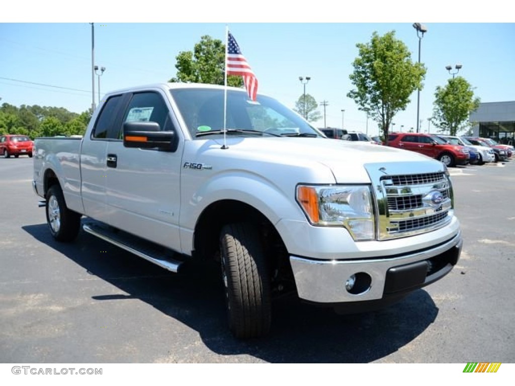 Ingot Silver Metallic 2013 Ford F150 XLT SuperCab Exterior Photo #81079088