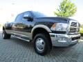 Brilliant Black Crystal Pearl - Ram 3500 HD Laramie Crew Cab 4x4 Dually Photo No. 7