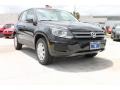 Deep Black Metallic - Tiguan S Photo No. 1