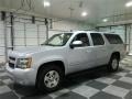 2013 Silver Ice Metallic Chevrolet Suburban LT  photo #4