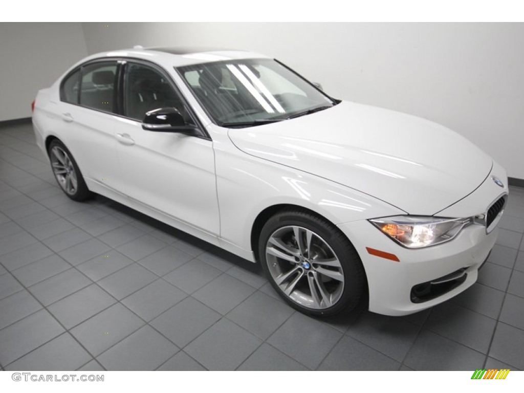 2013 3 Series 328i Sedan - Alpine White / Black photo #6