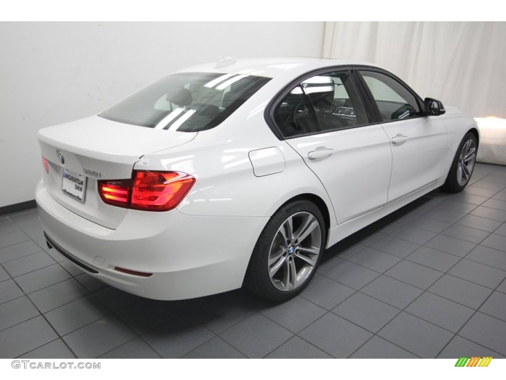 2013 3 Series 328i Sedan - Alpine White / Black photo #8