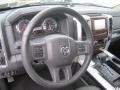 Dark Slate Gray Steering Wheel Photo for 2012 Dodge Ram 1500 #81082079