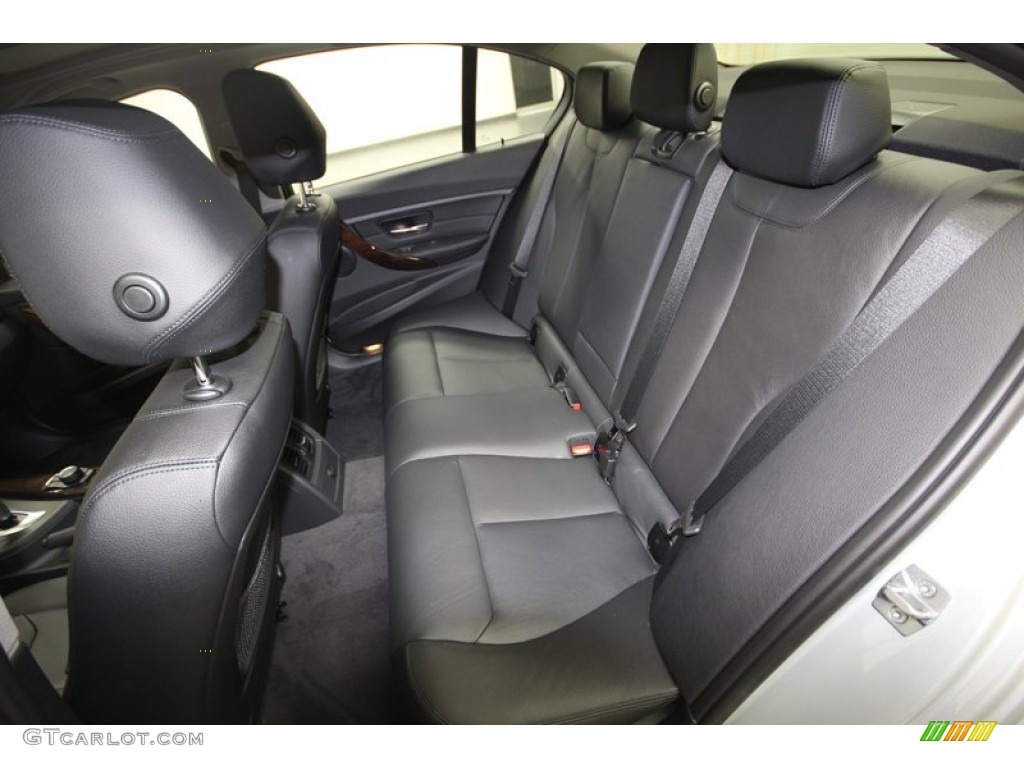 Black Interior 2013 BMW 3 Series 328i Sedan Photo #81082535