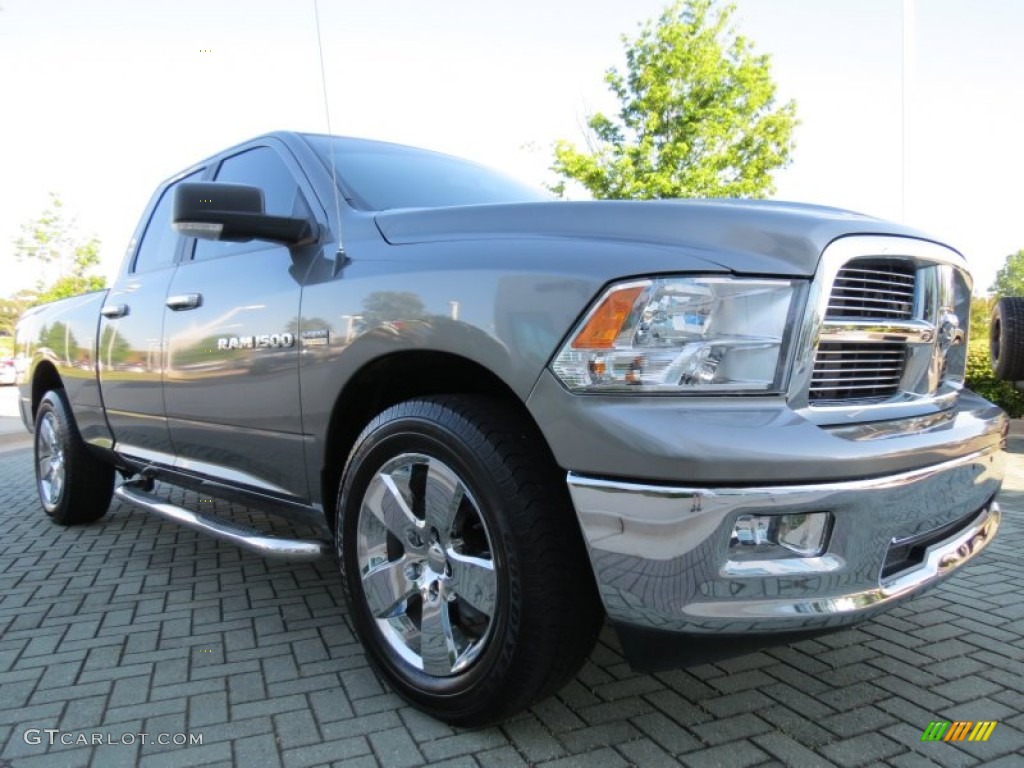 2011 Ram 1500 Big Horn Quad Cab - Mineral Gray Metallic / Dark Slate Gray/Medium Graystone photo #7