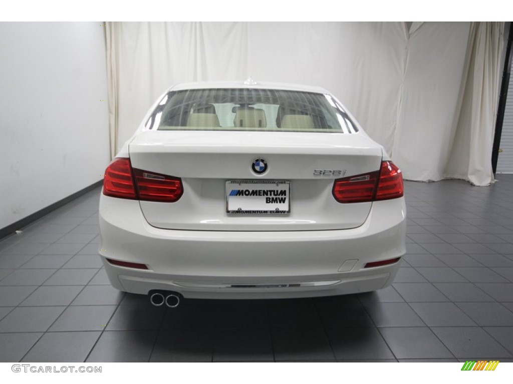 2013 3 Series 328i Sedan - Alpine White / Venetian Beige photo #10