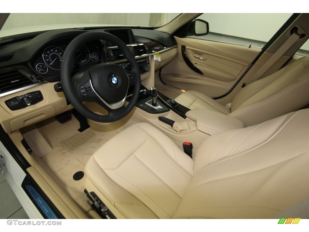 Venetian Beige Interior 2013 BMW 3 Series 328i Sedan Photo #81084767