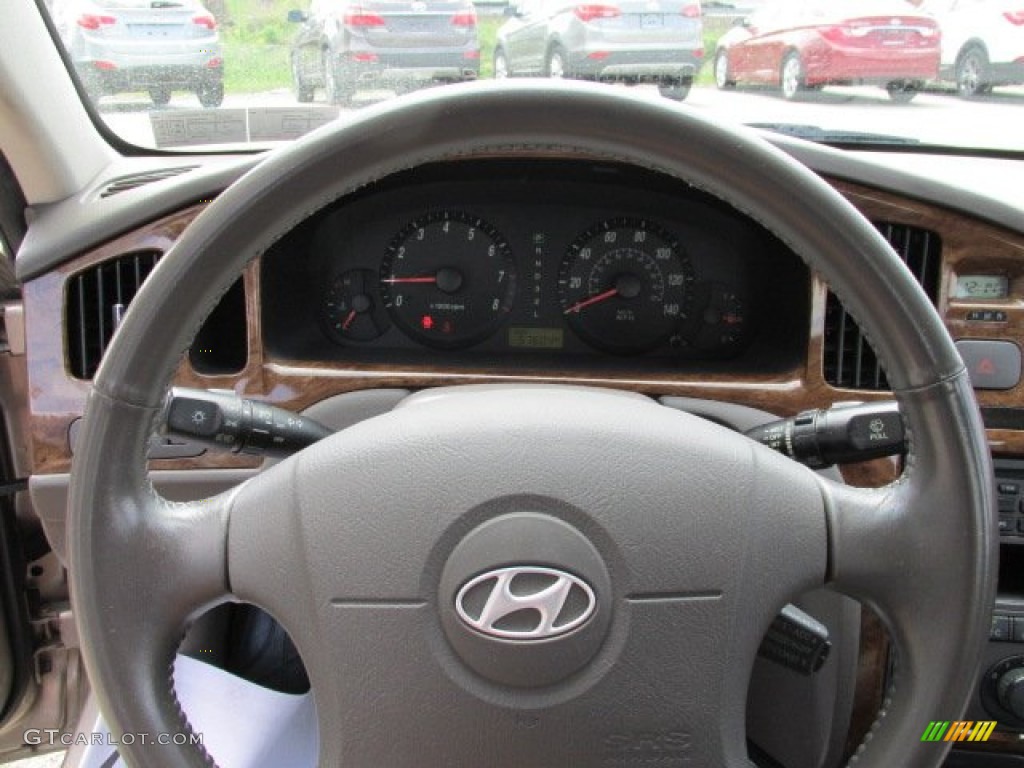 2006 Elantra Limited Sedan - Champagne Beige / Beige photo #15