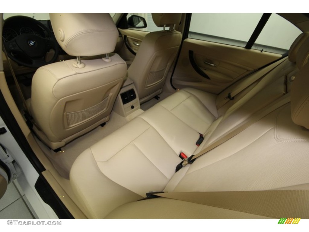 2013 BMW 3 Series 328i Sedan Rear Seat Photo #81085945