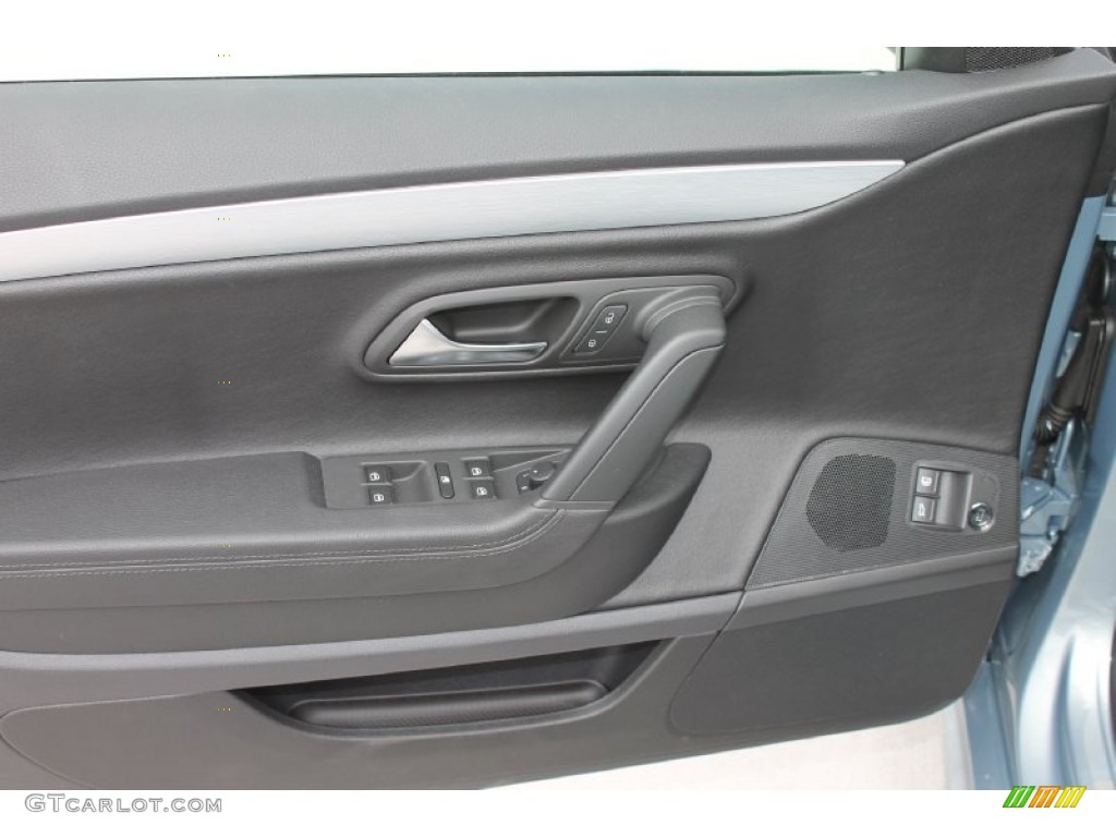 2013 Volkswagen CC Sport Plus Black Door Panel Photo #81086018