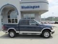 True Blue Metallic - F150 Lariat SuperCrew 4x4 Photo No. 2