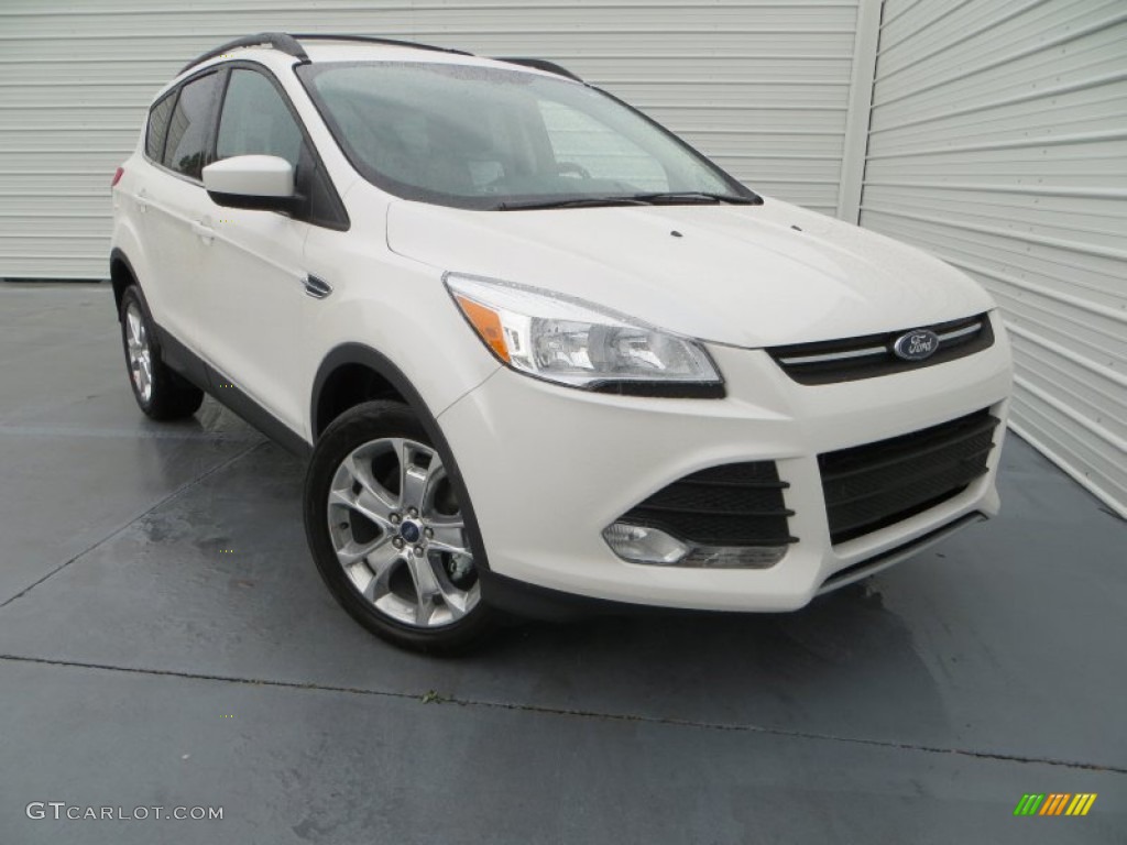 2013 Escape SE 1.6L EcoBoost - White Platinum Metallic Tri-Coat / Charcoal Black photo #2