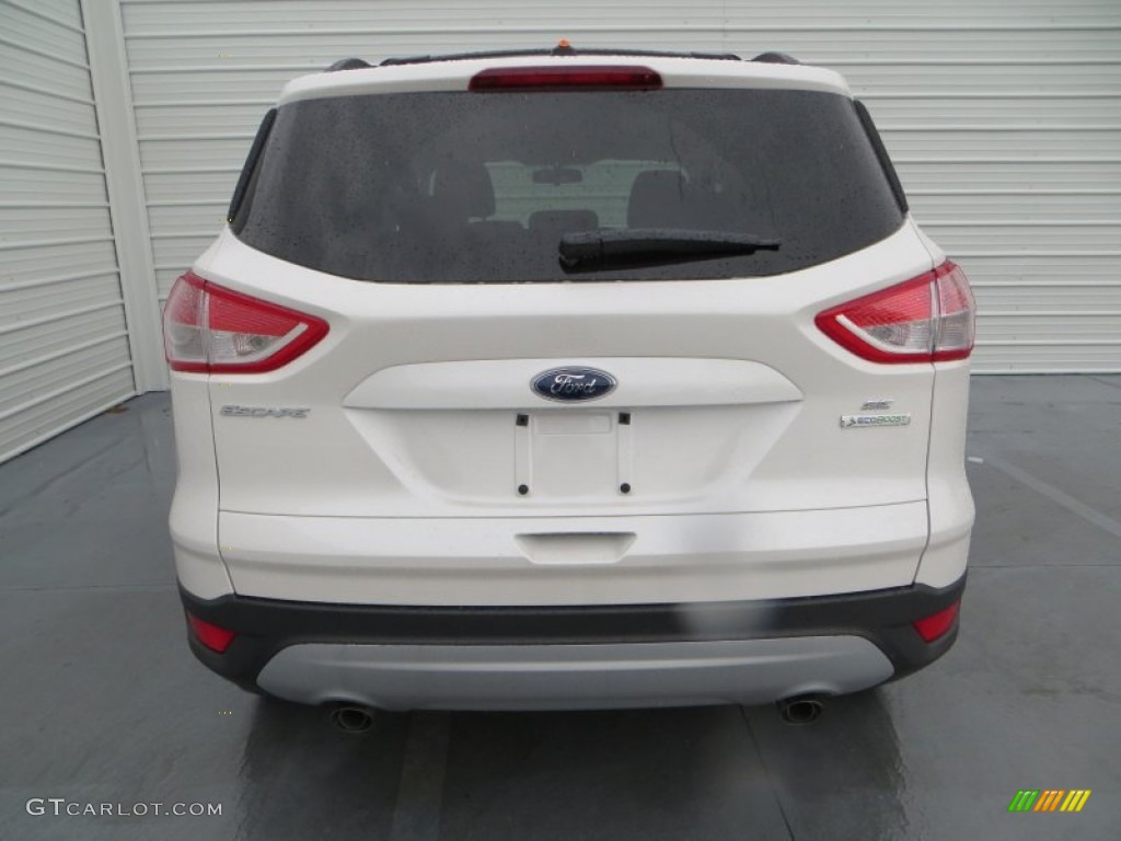 2013 Escape SE 1.6L EcoBoost - White Platinum Metallic Tri-Coat / Charcoal Black photo #5