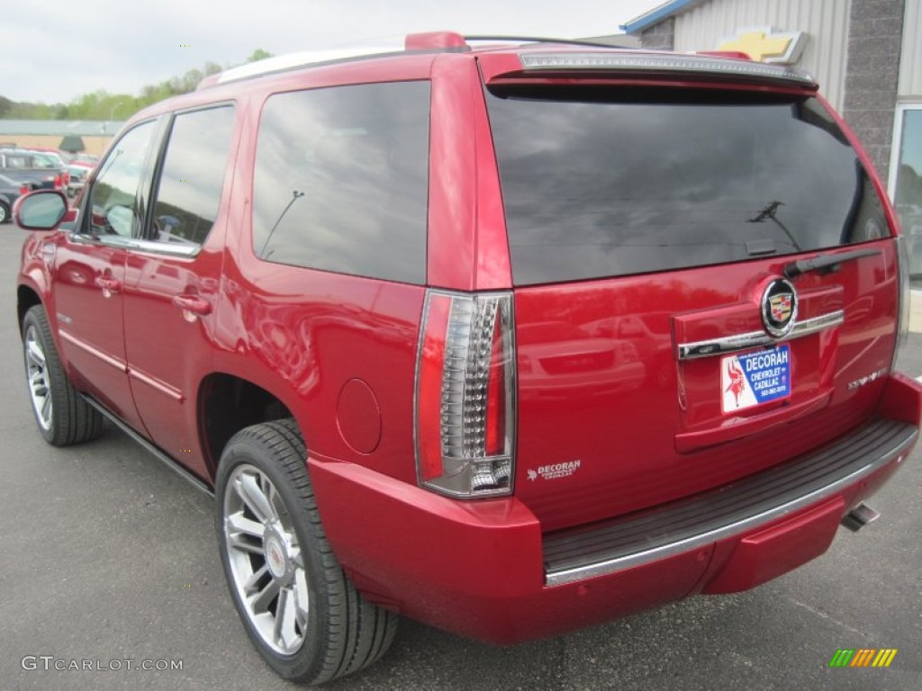 2013 Escalade Premium AWD - Crystal Red Tintcoat / Ebony photo #7