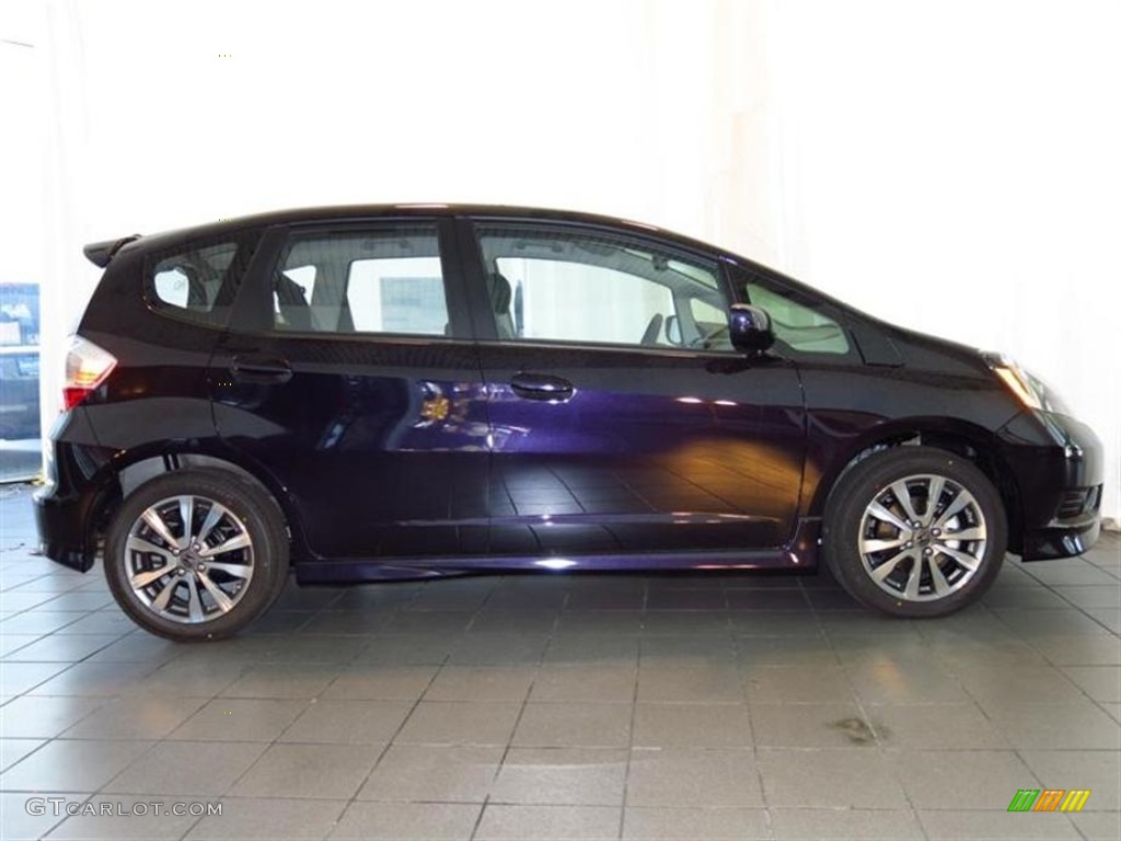 Midnight Plum Pearl 2013 Honda Fit Sport Exterior Photo #81086588