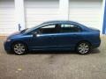 Atomic Blue Metallic - Civic LX Sedan Photo No. 4