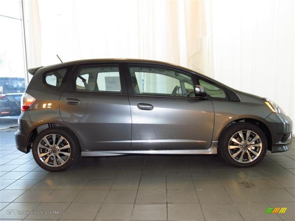 Polished Metal Metallic 2013 Honda Fit Sport Exterior Photo #81086960